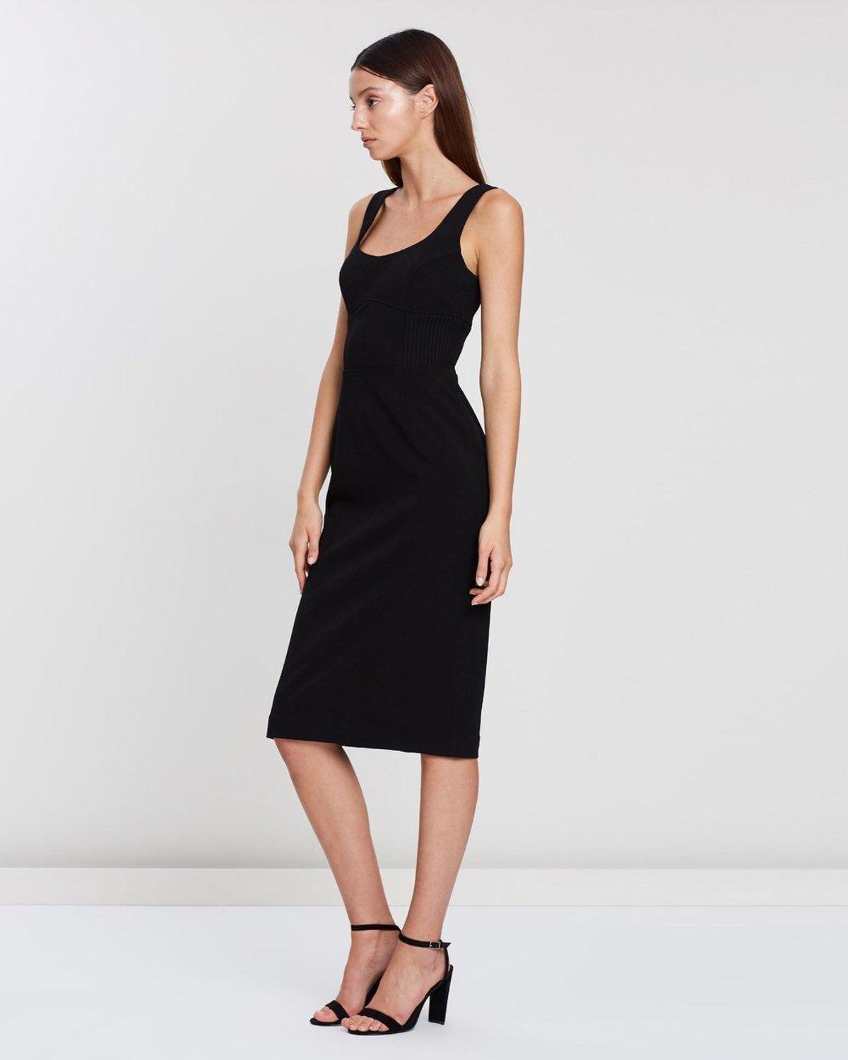 Rebecca Vallance Eddie Dress Black Size 10 - Image 2