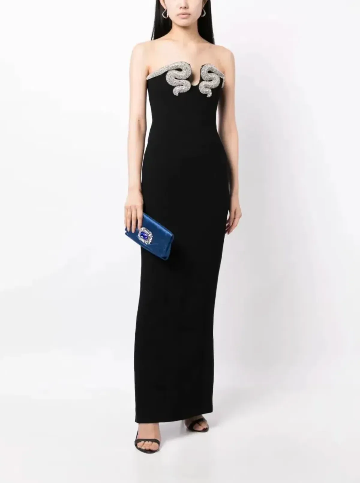 Rachel Gilbert Lukas Gown Black Size 1 / AU 8 - Image 1