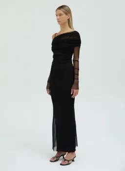 Christopher Esber Veiled Dress Black Size 8 for rent on The Volte - image 2
