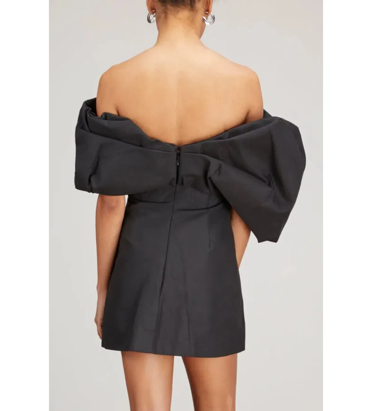 Rachel Gilbert Xavier Mini Dress Black Size 1/AU 8 - Image 4