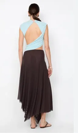 bec & bridge conni ASYM DRESS, Blue, Maxi, AU8 for rent on The Volte - image 2