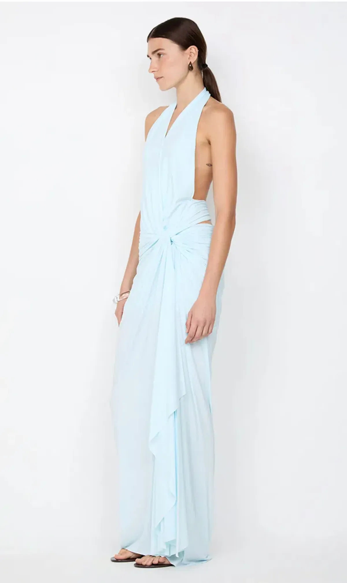 Bec & Bridge, Clementine twist dress, blue, maxi, size 8 - Image 1