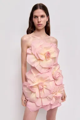 Aje Johanna Mini Dress in Aurora Size 8 for rent on The Volte - image 2