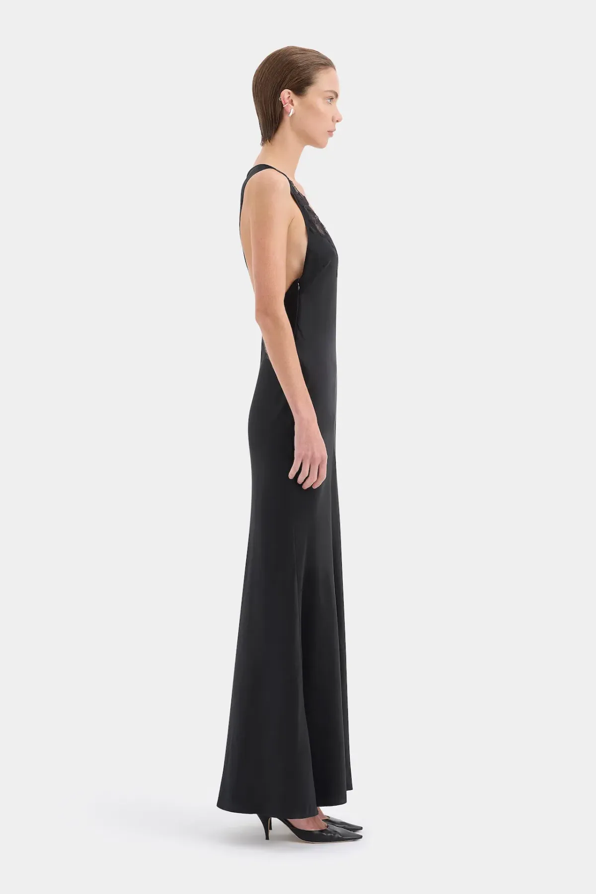 Sir the Label Montparnasse Maxi Gown in Black Size 0 / AU 6 - Image 2