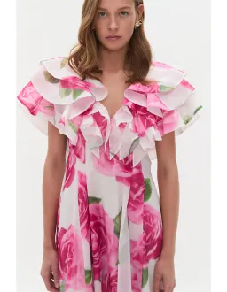 NEW Aje Olea Maxi Dress - Size 10 gown - Soft Light Rose Pink for rent on The Volte - image 4