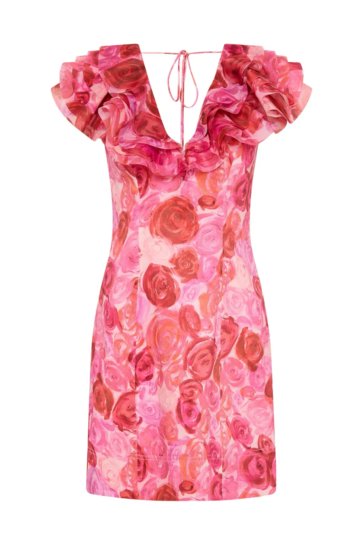 New AJE Charmed Floral Pink Mini Dress - Size 6 AU - Image 5
