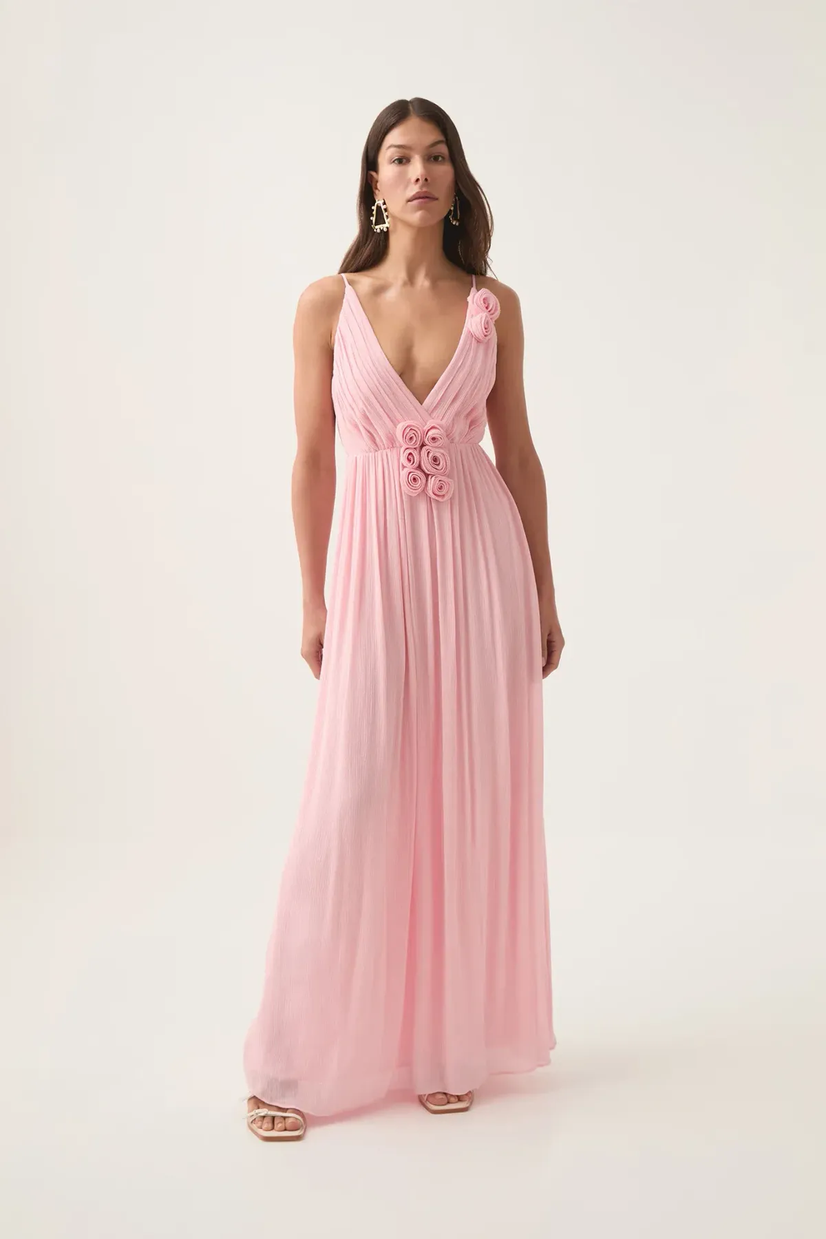 New AJE Mercurial Maxi Dress in Blush Pink - Size 6 AU - Floral - Image 2