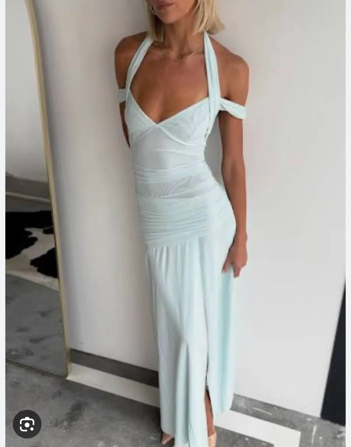 Bec & Bridge Winnie Halter Maxi Dress Spearmint Size AU 6 - Image 1