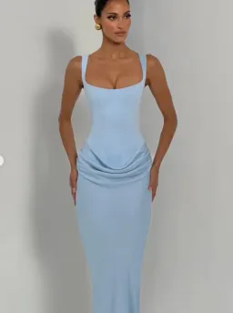 BABYBOO CORNELIA MAXI DRESS - BABY BLUE 8 for rent on The Volte - image 1