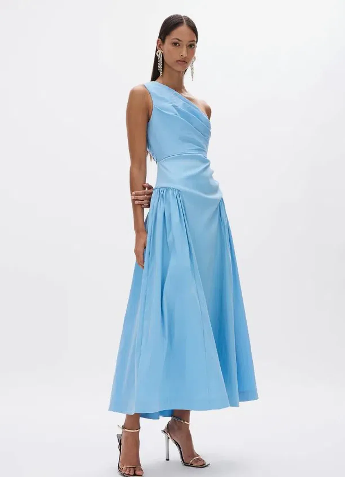 Rachel Gilbert Banksia Dress in Blue Size 3/12 - Image 2