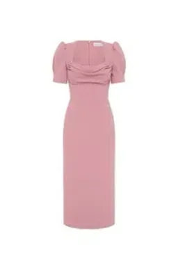 Rebecca Vallance Elora Short Sleeve Midi Dress for rent on The Volte - image 2
