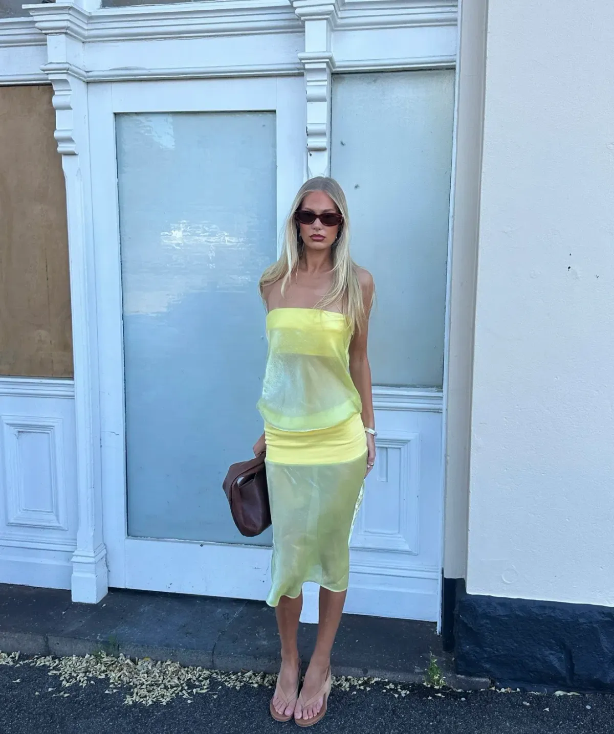 Mode Mischief Melt Panel Dress 🍋 - Image 1