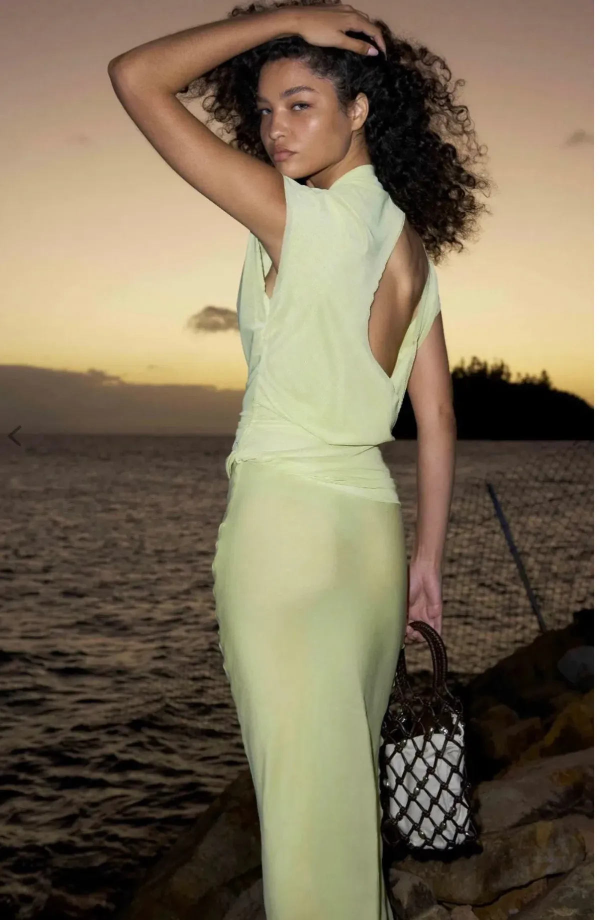 Bec and bridge JEHNAYA ASYM MAXI DRESS in citrus yellow - Image 2