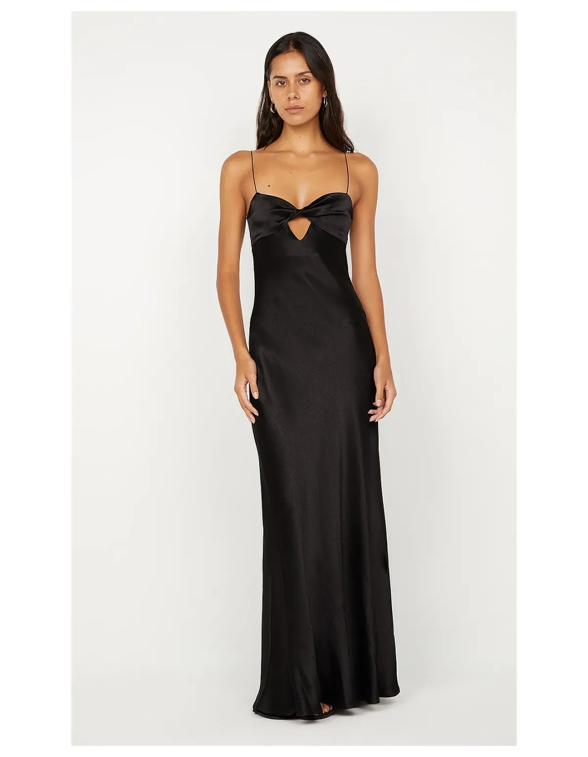 Bec Bridge Cinder Twist Maxi Dress Black Size 8 - Image 1
