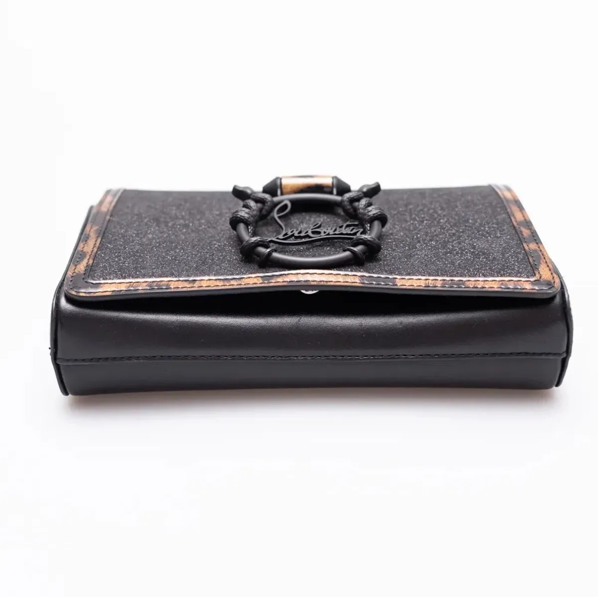 CHRISTIAN LOUBOUTIN LOUBI54 CLUTCH CROSSBODY BAG HANDBAG  - Image 8