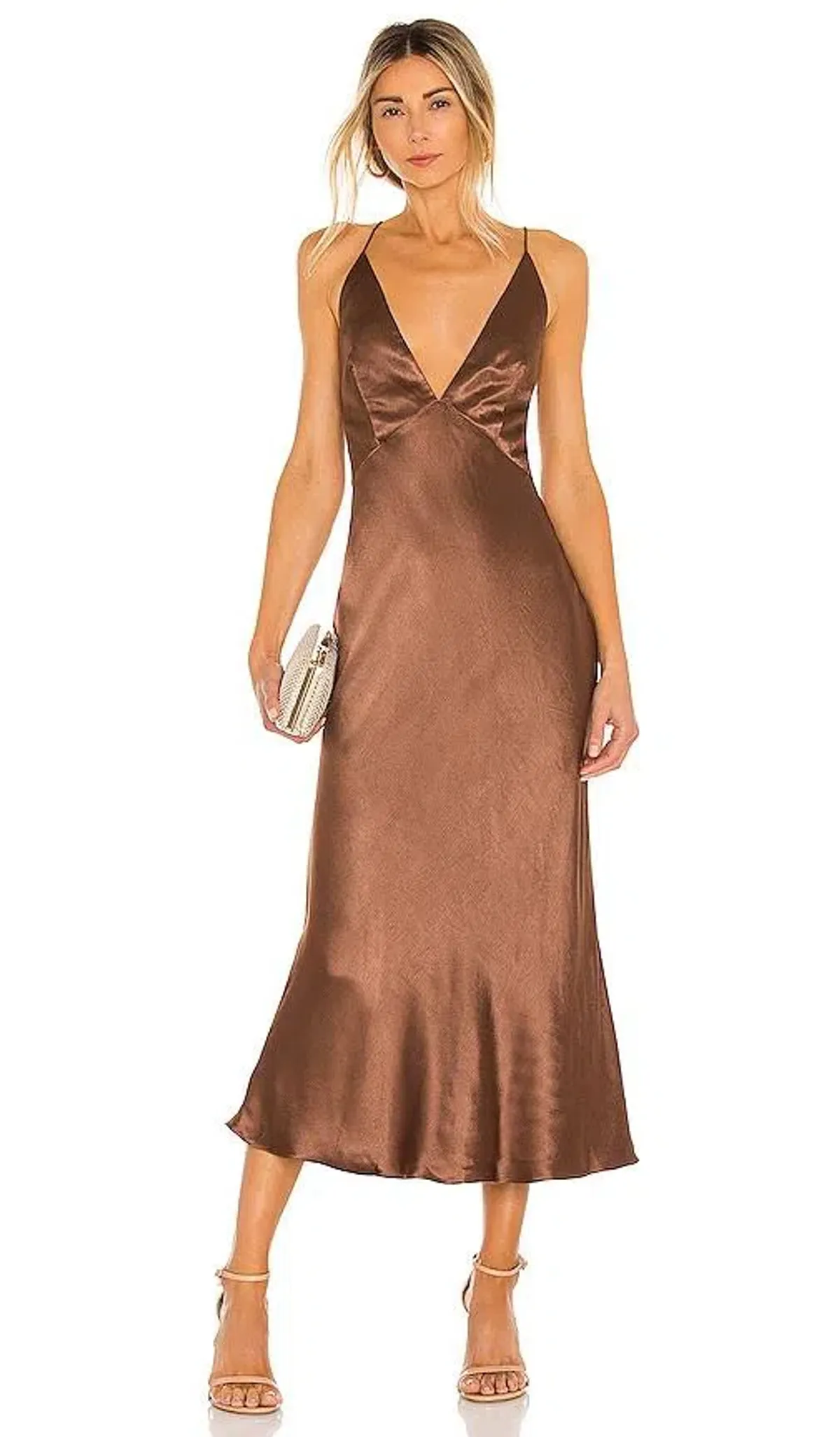 Bec and Bridge Valentina V Dress Brown Size 10  - Image 1