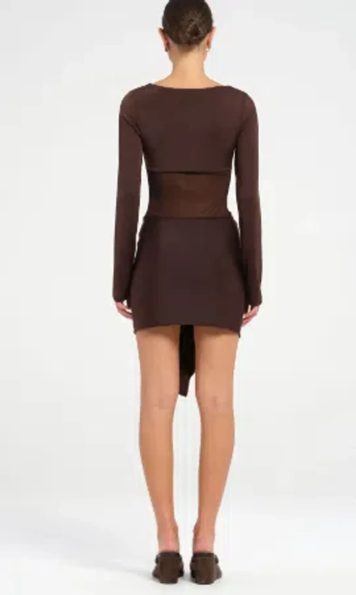 Benni Juni Dress size 6 Brown - Image 2