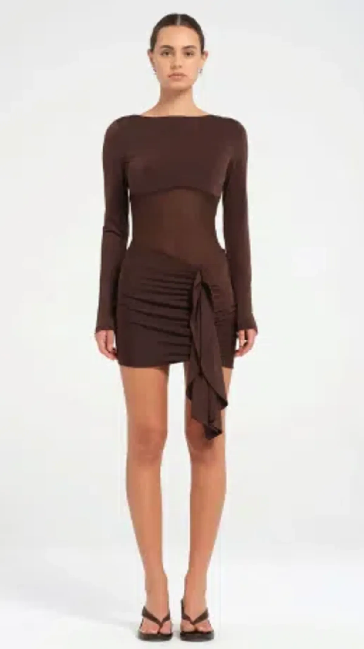 Benni Juni Dress size 6 Brown - Image 1