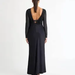 SHEIKE ETERNITY MAXI DRESS GOWN IN GUNMETAL | SIZE AU 14 for rent on The Volte - image 3
