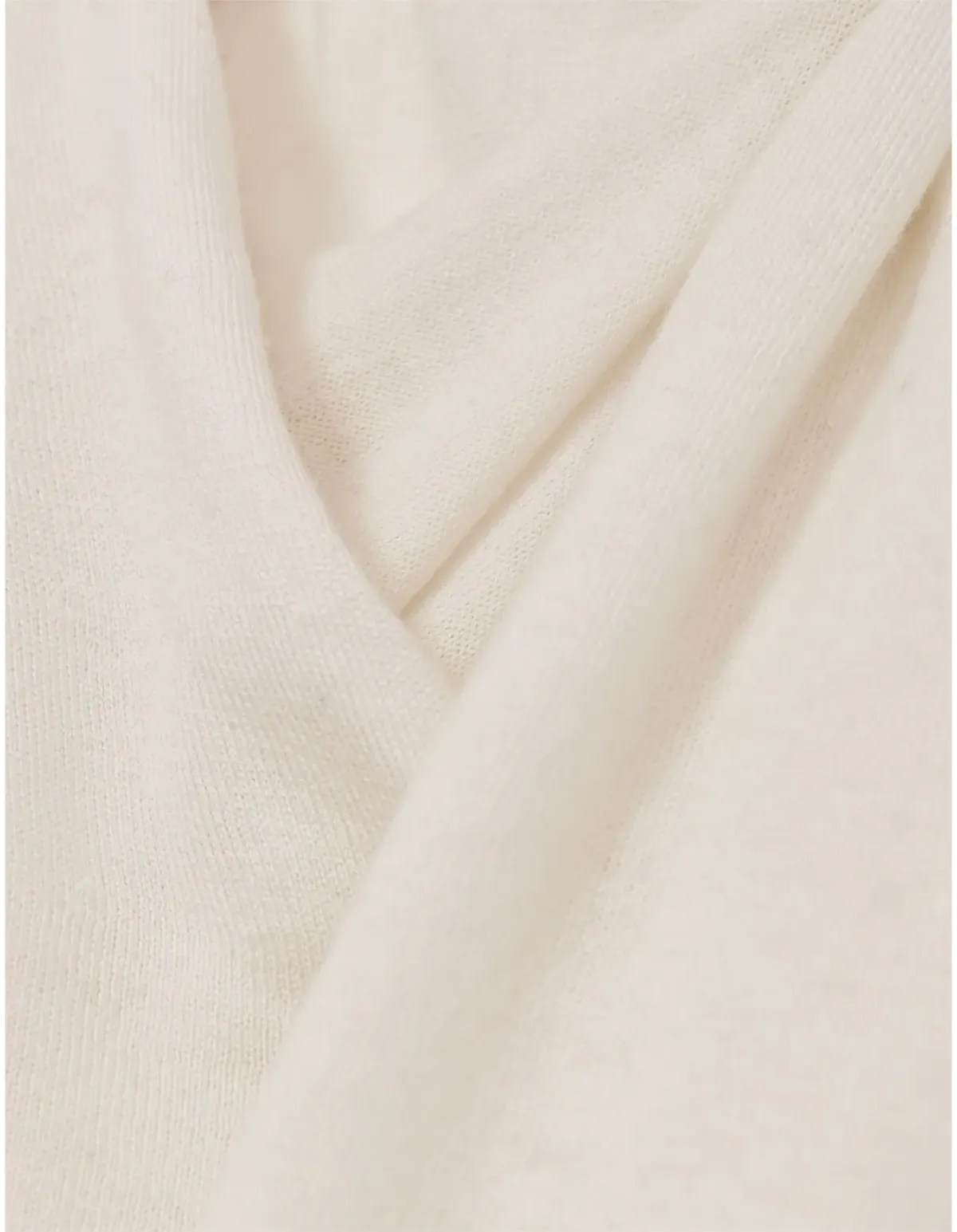 Reiss Alexis Tie Long Sleeve Top Cream Size 8 - Image 5