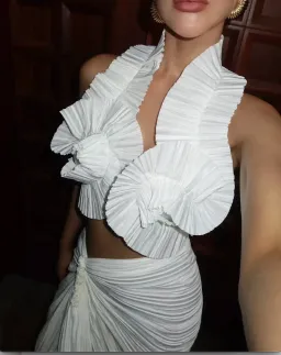 Cult Gaia Adilia Top and Sonoma Skirt Set  White Size 8 for rent on The Volte - image 4