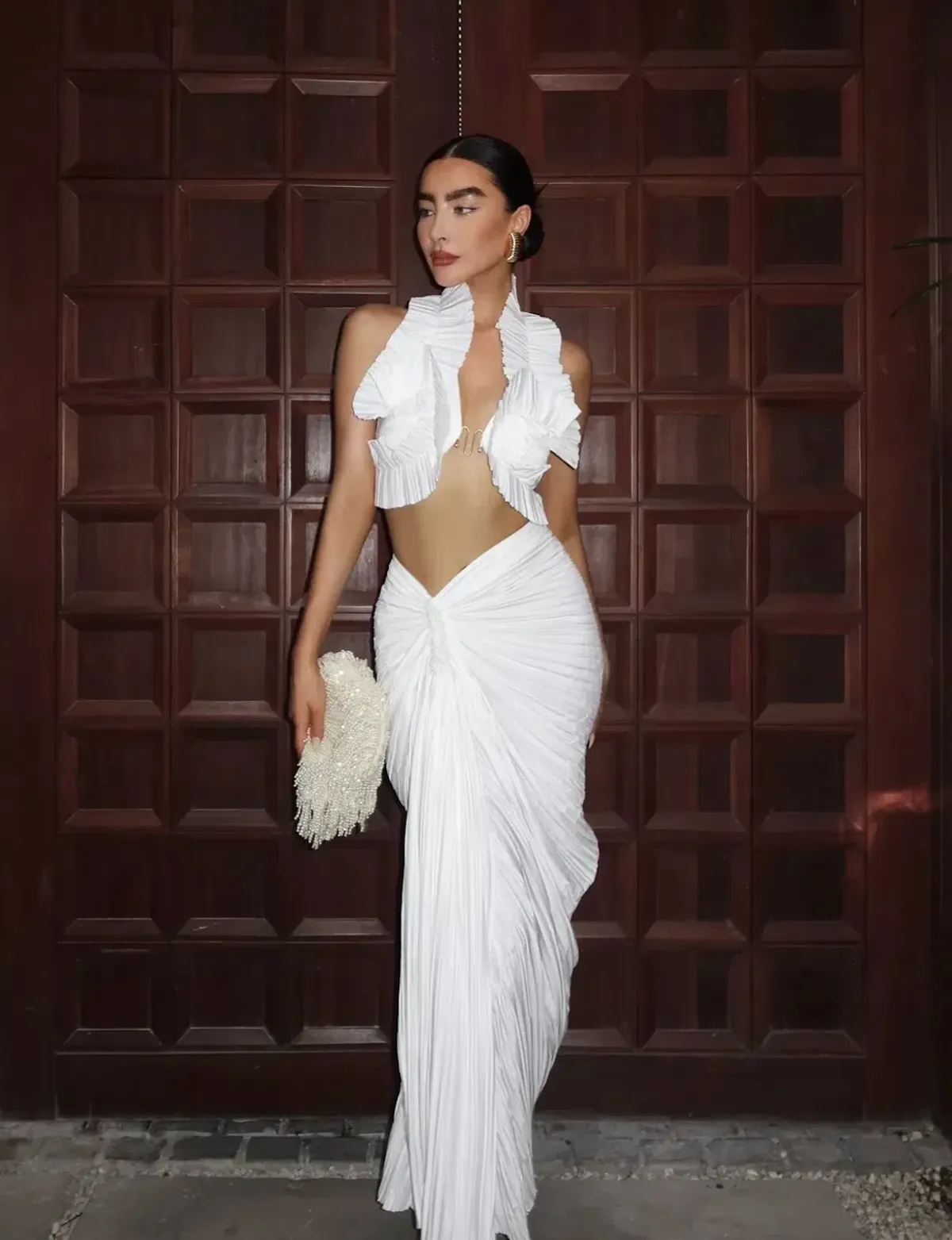 Cult Gaia Adilia Top and Sonoma Skirt Set  White Size 8 - Image 3