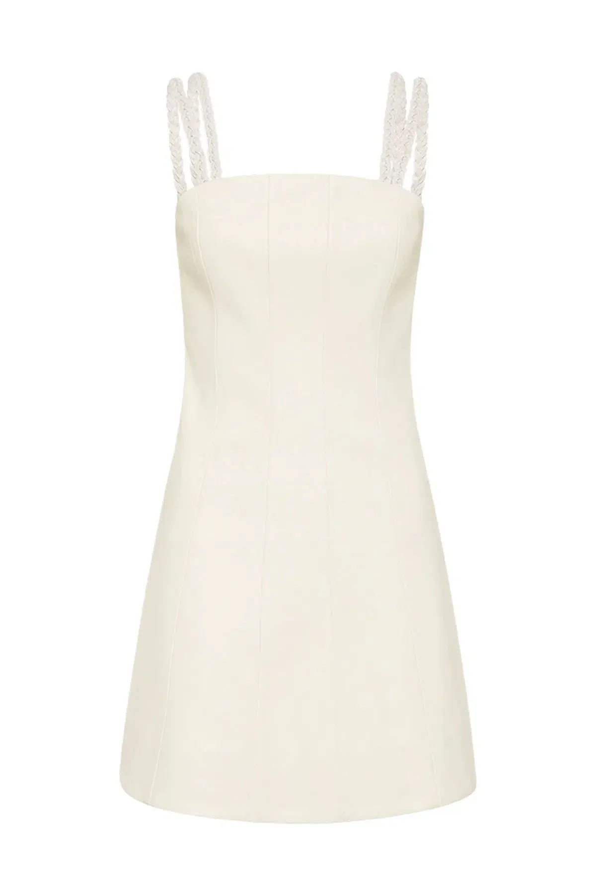 Aje Osa Braided mini dress Ivory size 8 - Engagement/Hens/Bridal Event - Image 4