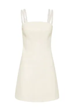 Aje Osa Braided mini dress Ivory size 8 - Engagement/Hens/Bridal Event for rent on The Volte - image 4