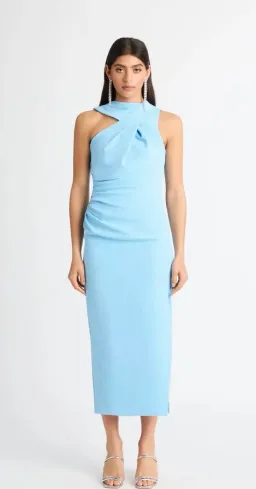 Sheike Solar Midi Dress Blue Size 14  for rent on The Volte - image 2
