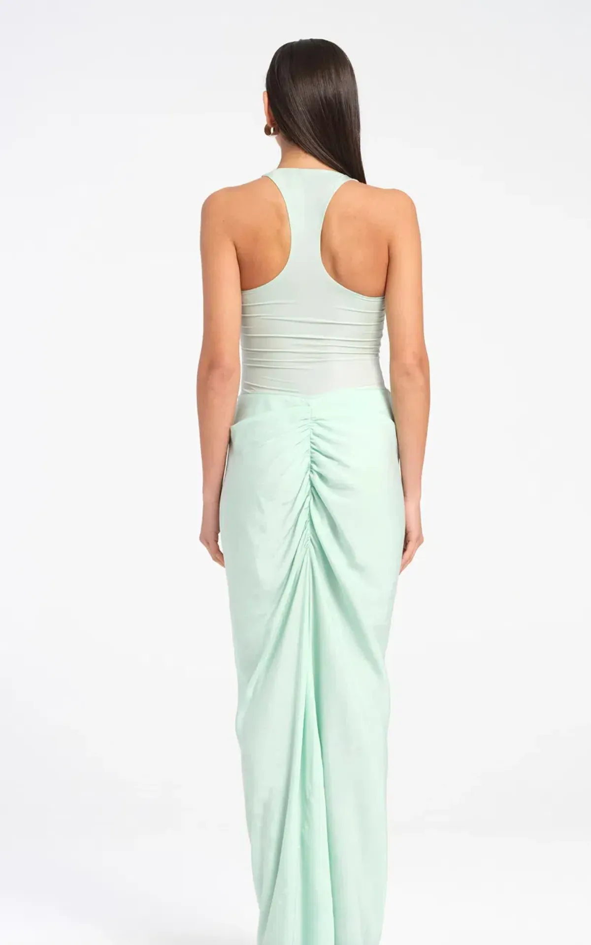 BENNI Jade Maxi Dress Bleached Aqua Size 8 - Image 3