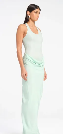 BENNI Jade Maxi Dress Bleached Aqua Size 8 for rent on The Volte - image 2