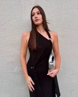 🖤 MISHA Rivera Dry Jersey Maxi Dress – Black – Size AU 4 🖤 for rent on The Volte - image 9