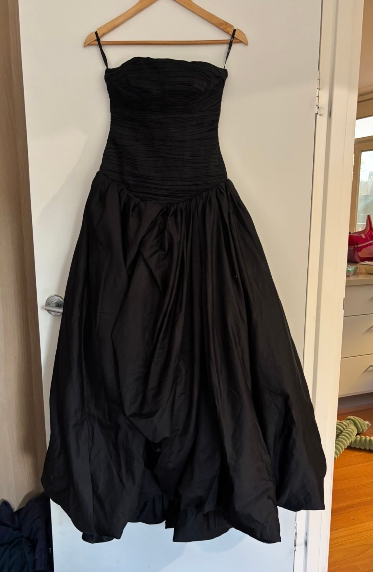 AJE Violette bubble hem gown in black size 6  - Image 2
