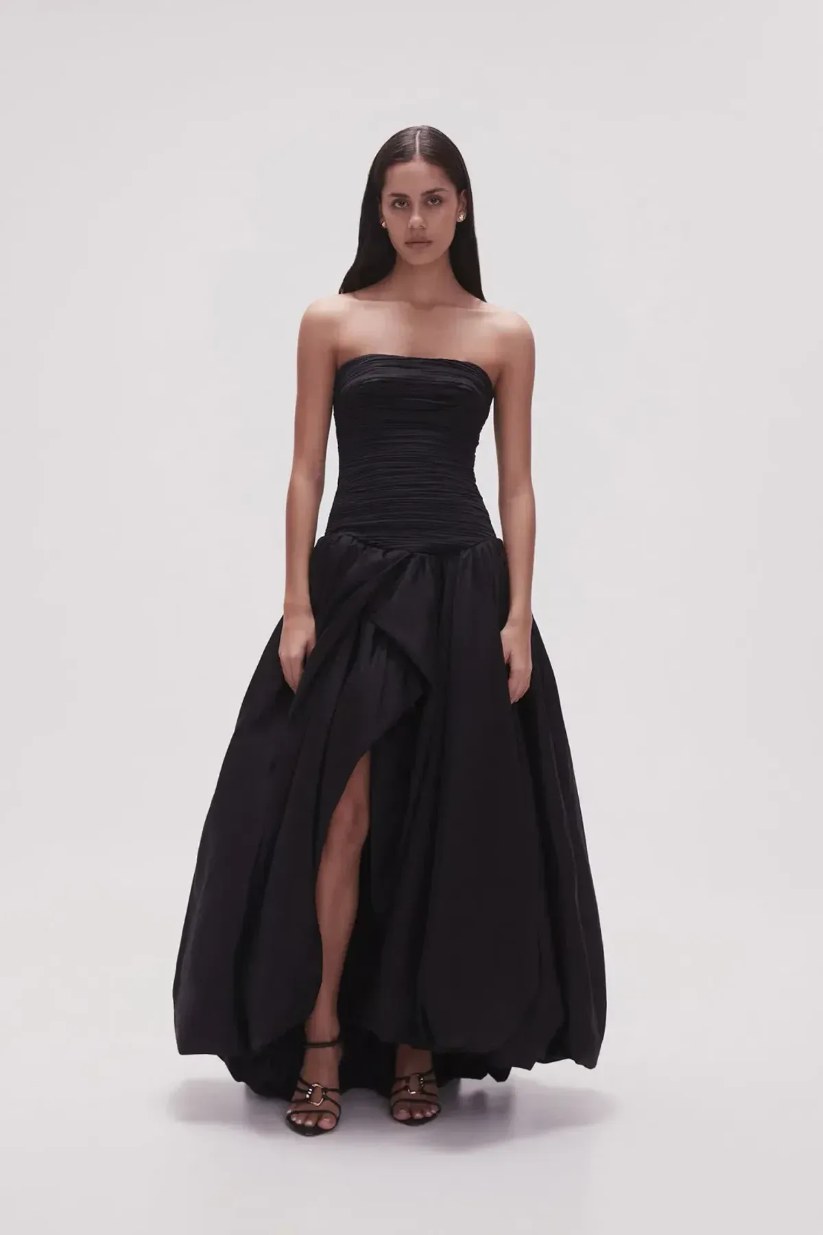 AJE Violette bubble hem gown in black size 6  - Image 1