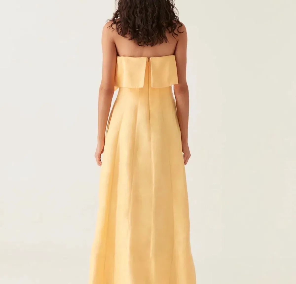 AJE shallows gown marigold yellow - Image 3