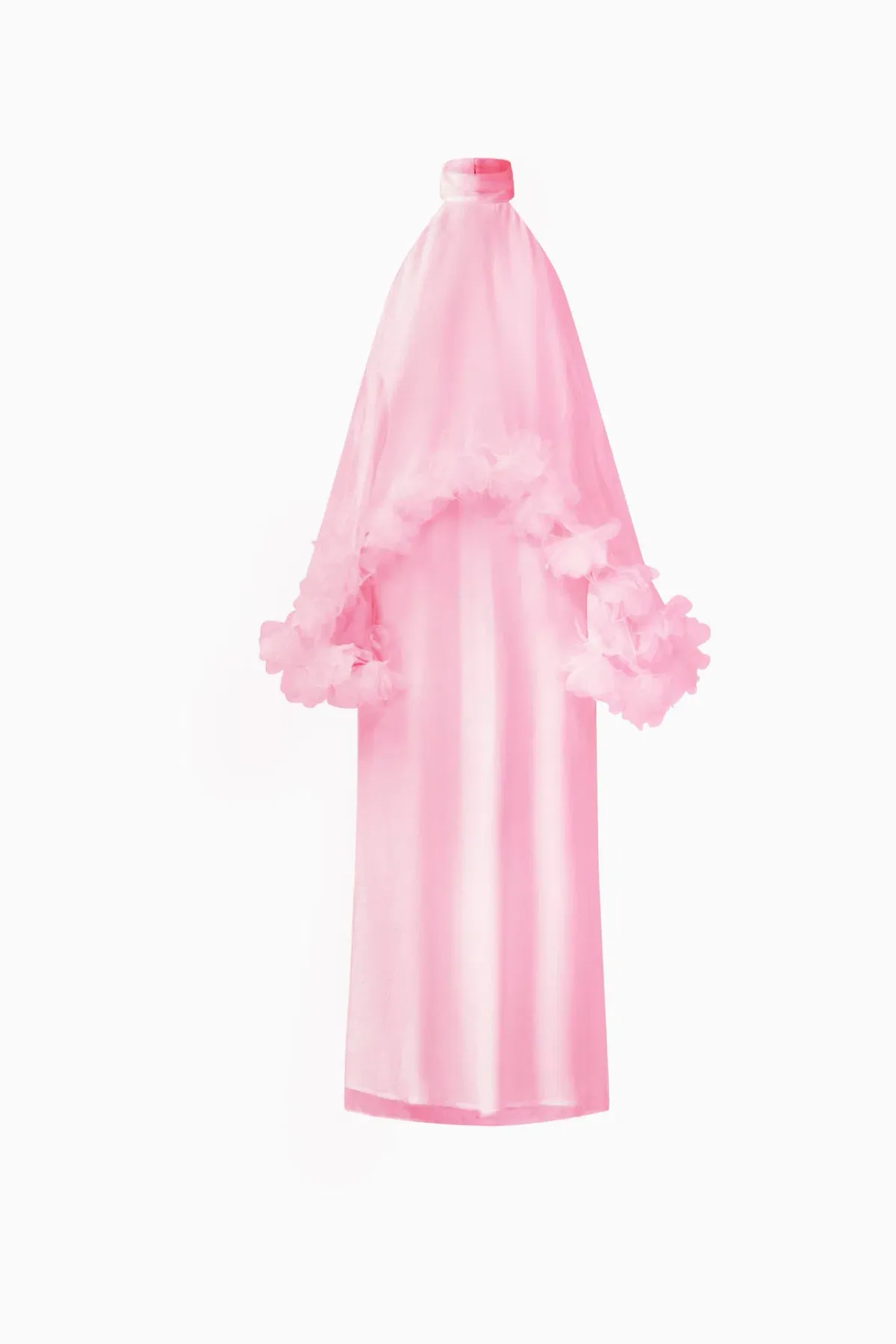 Elliatt Poppy Cape Maxi Gown in Pink Size L / AU 12 - Image 6