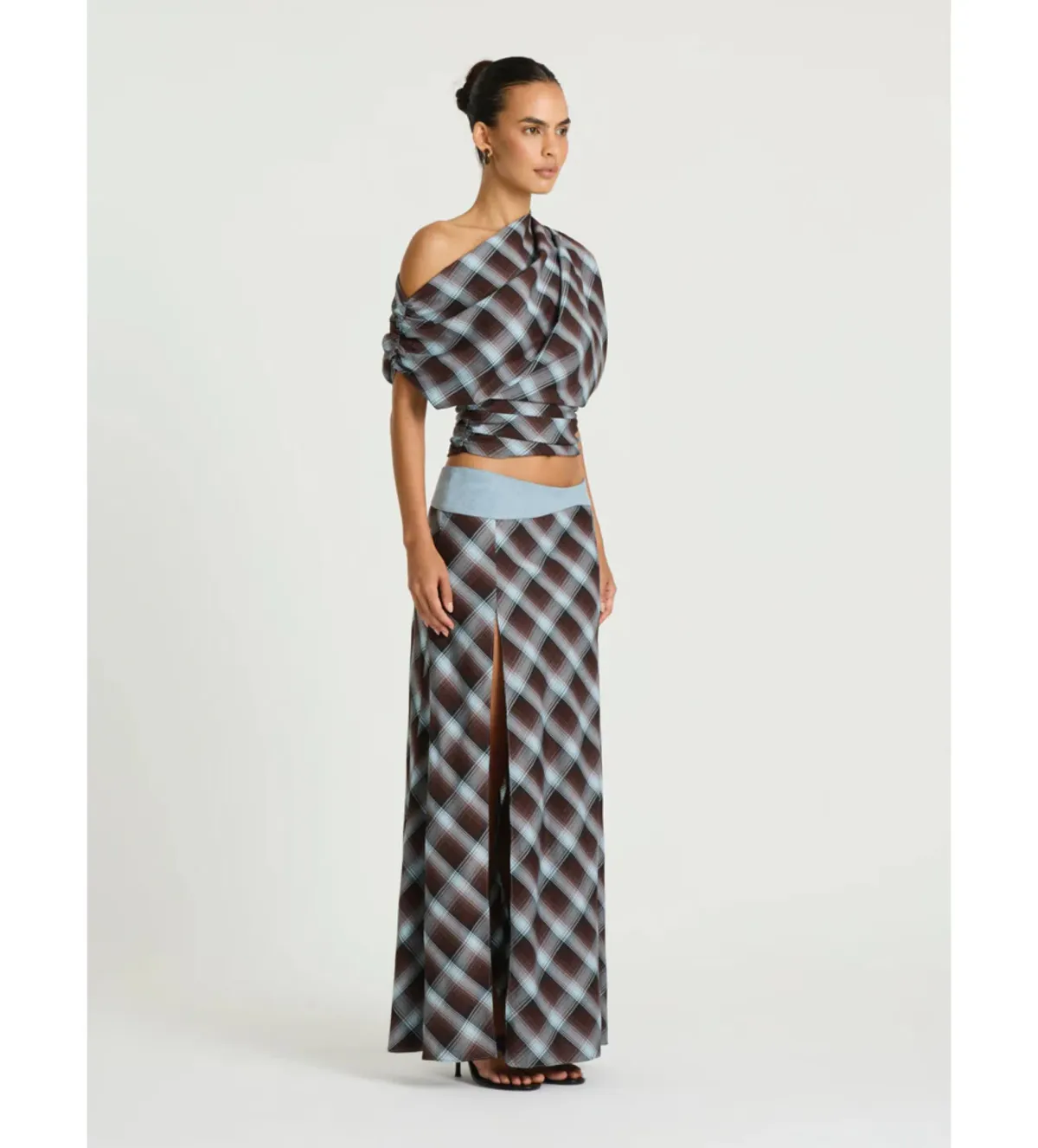 Benni Desi Top and Maxi Skirt Set in Print Size AU10 - Image 2