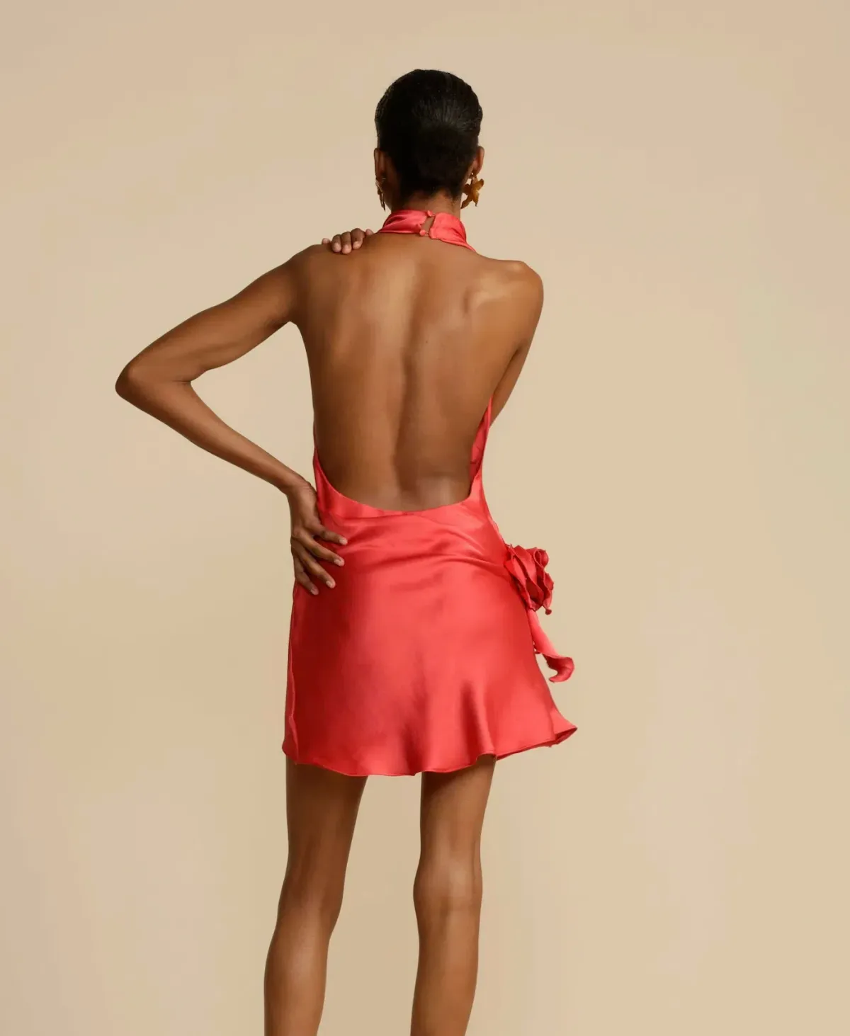 ARCINA ORI ROSA DRESS PUNCH RED size M /10 - Image 2