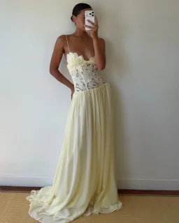 Hansen & Gretel Stephanie Butter Maxi size 6 for rent on The Volte - image 2