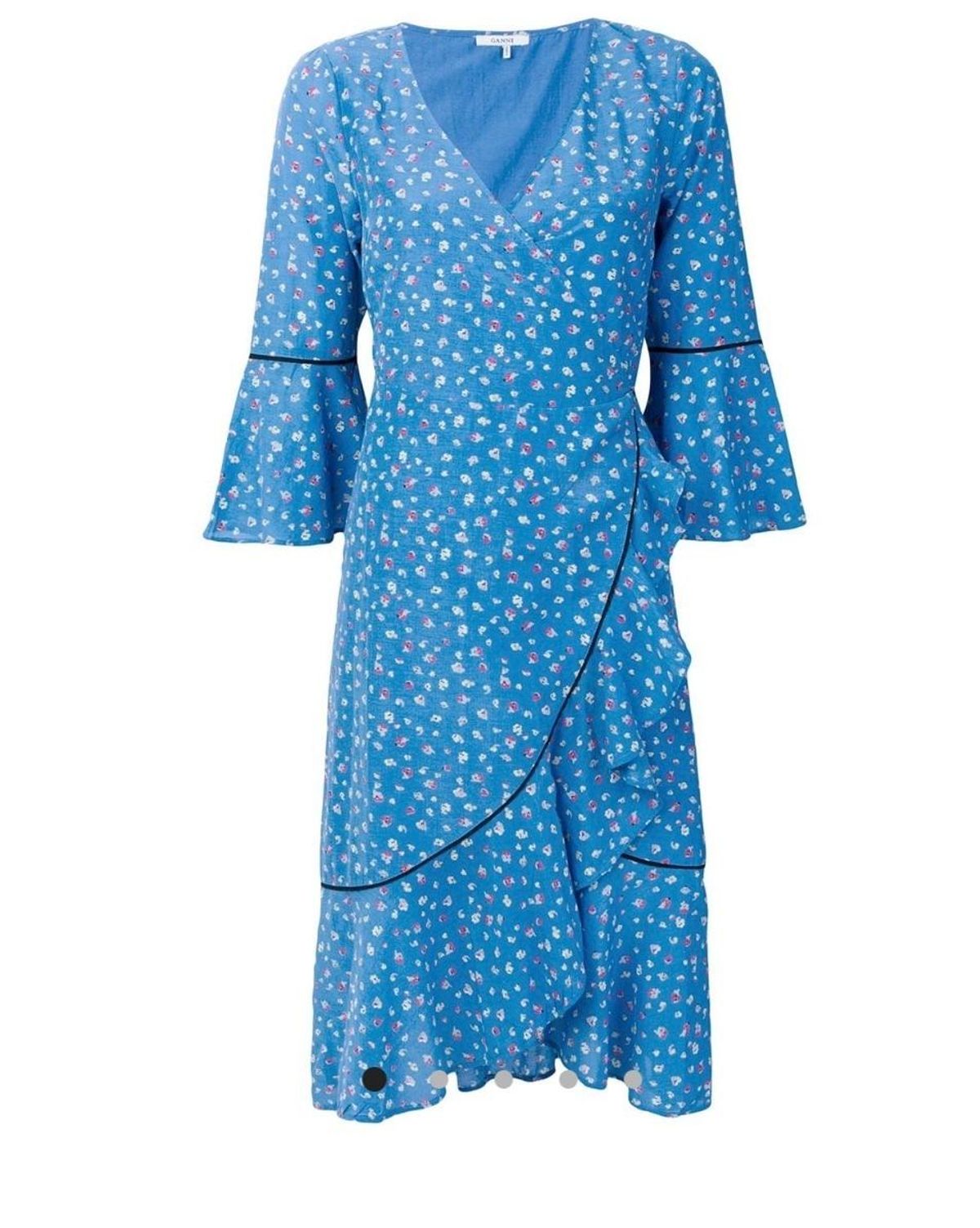 Ganni Beacon Wrap Dress - Image 6