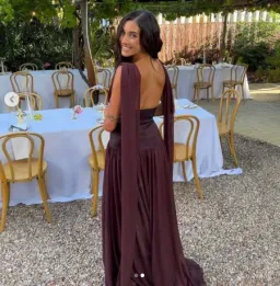 Arcina Ori Ramona Dress in Cacao Size M / AU 10 for rent on The Volte - image 2