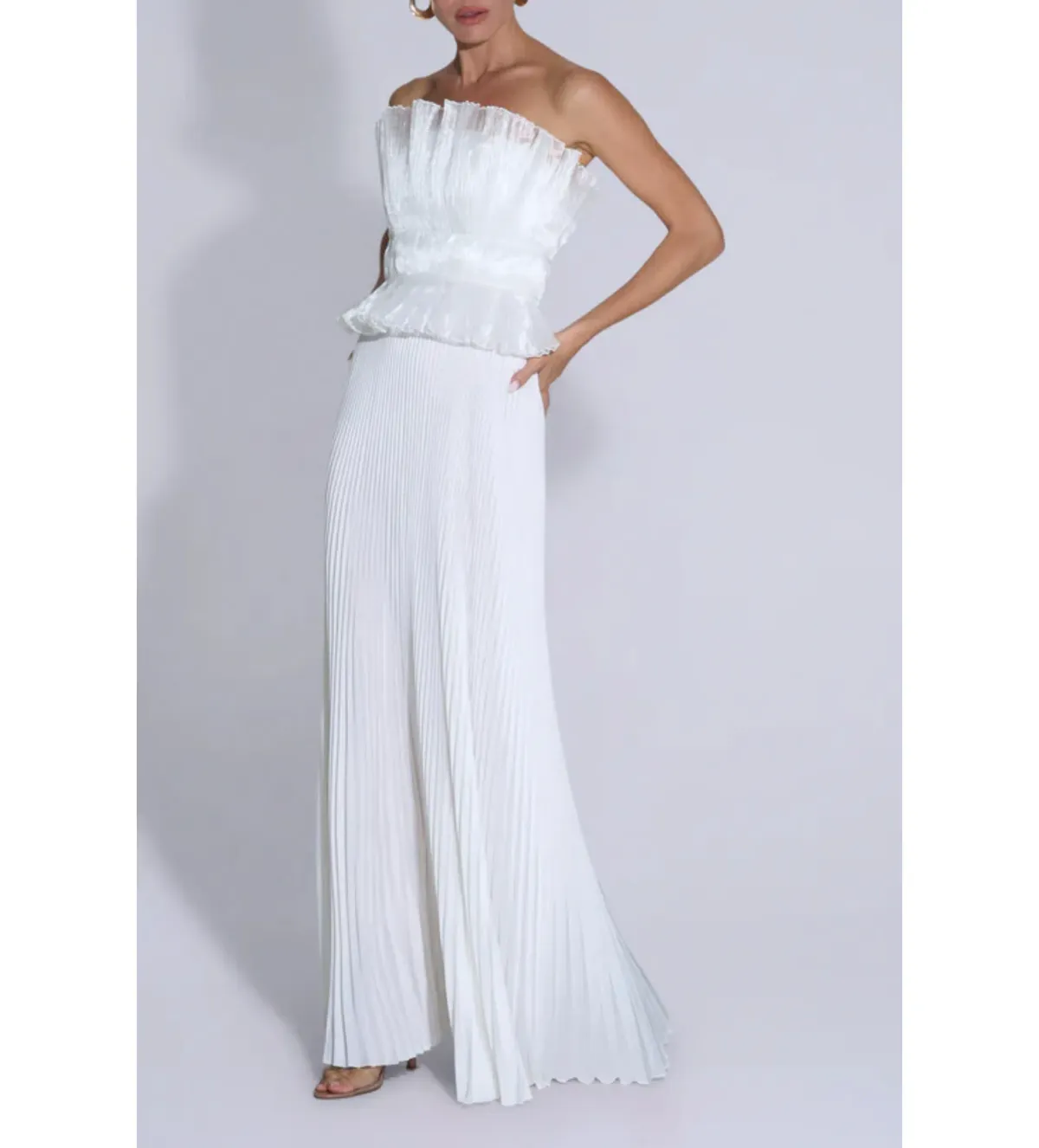 L'Idee Masquerade Gown in Ivory Size AU12 - Image 2