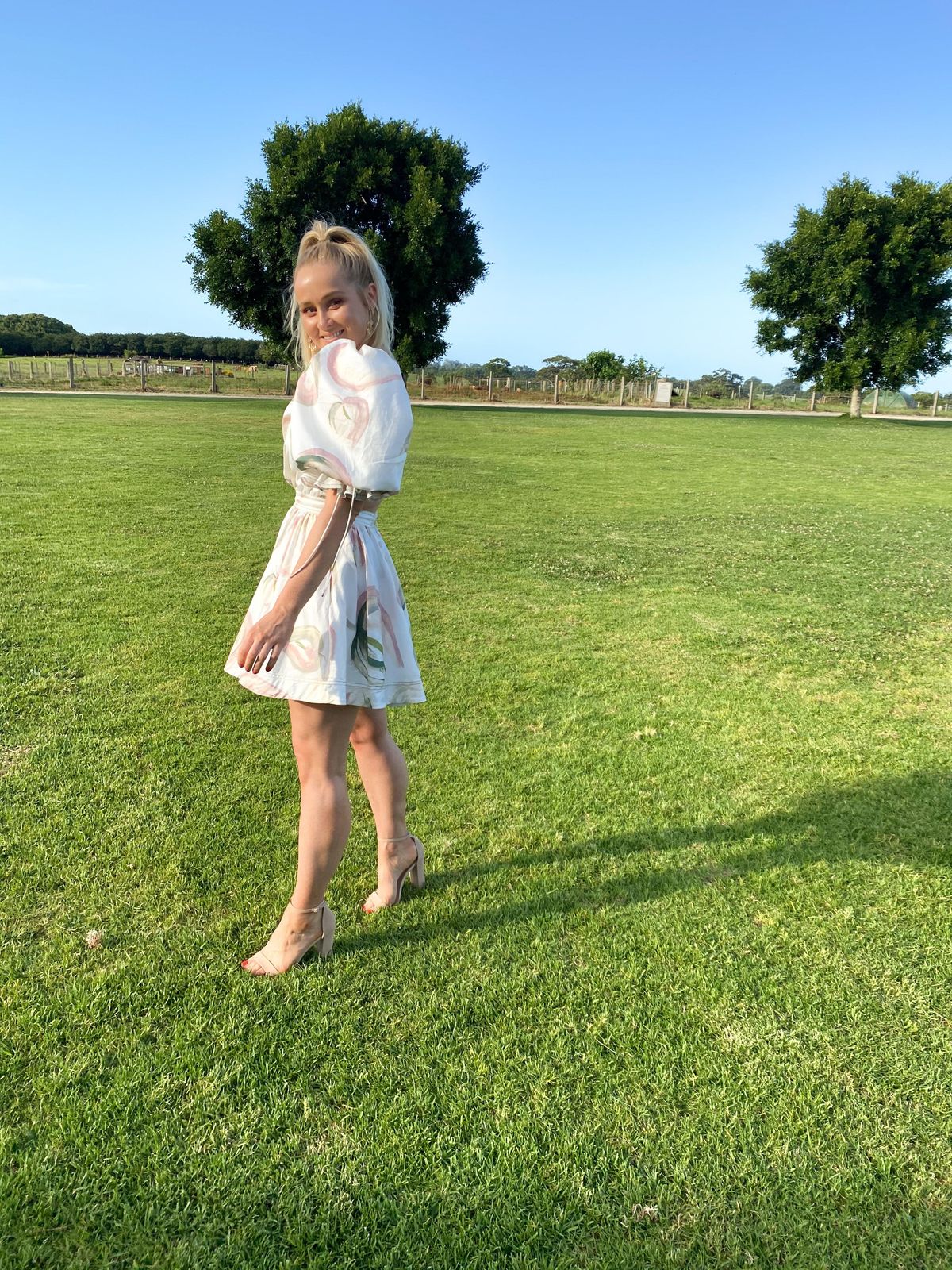 Aje Imprint Mini Dress Print Size 10 - Image 4