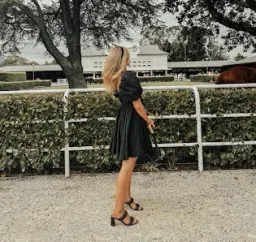 🖤 AJE Gabriella Plunge Mini Dress – Black – Size AU 6 🖤 for rent on The Volte - image 4