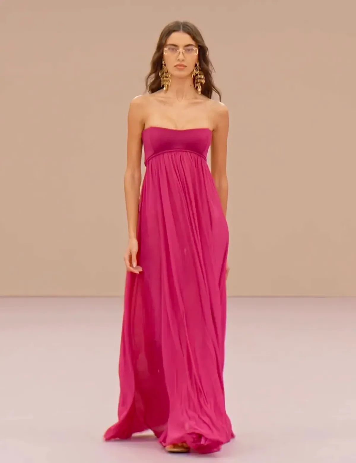 Zimmermann Luna Jersey Bandeau Gown s0 - Image 3