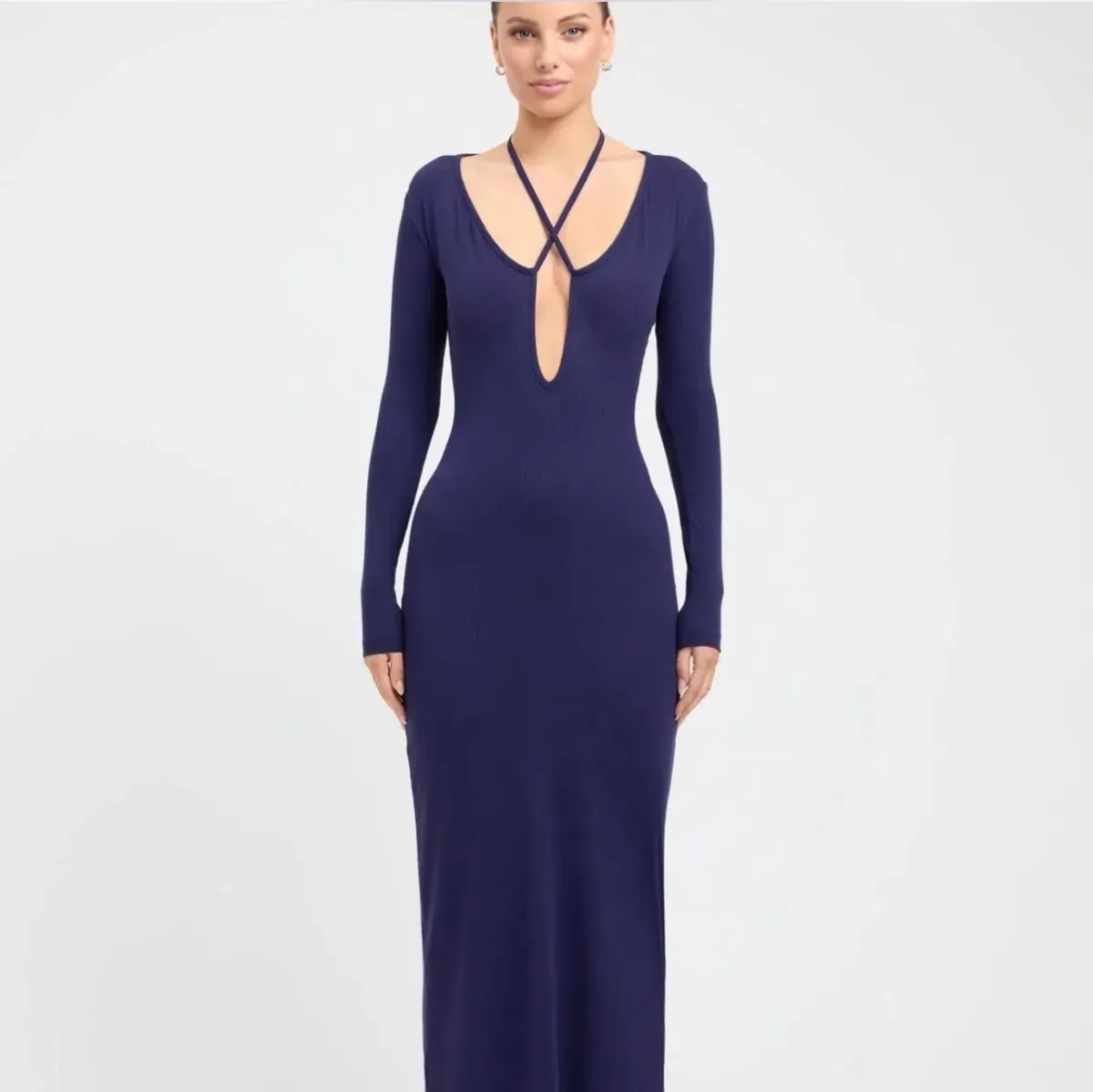 Kookai Sereya Maxi Dress Size 6 (XS) in Indigo - Image 5