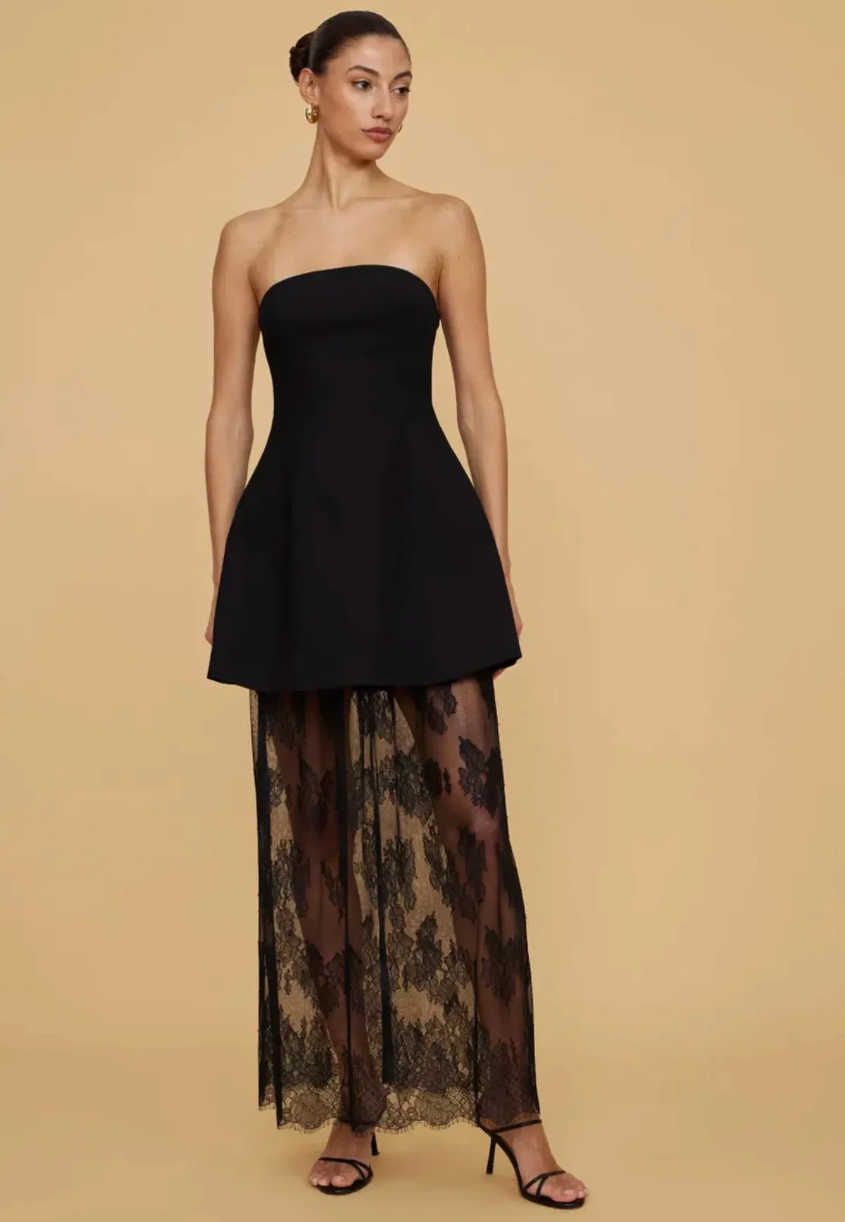 Chancery Lily Lace Dress - Black - Size 14 - Image 1