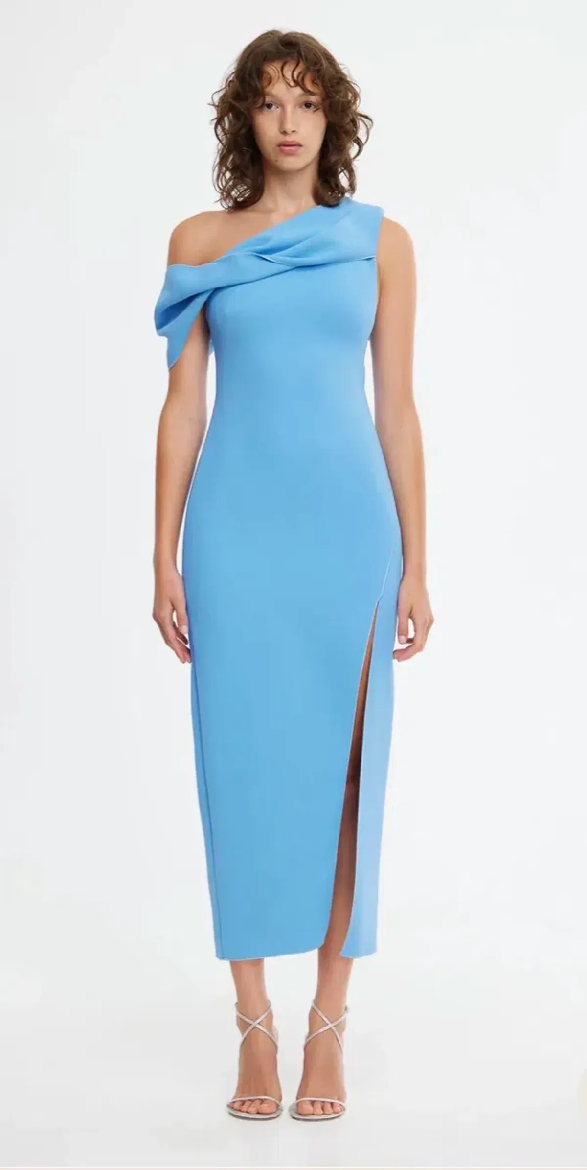 ACLER Ashford Maxi Dress in Capri Blue Size 8 - Image 1