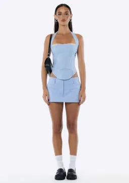 Jagger and Stone Sabrina Set in Blue Gingham Size Small for rent on The Volte - image 1