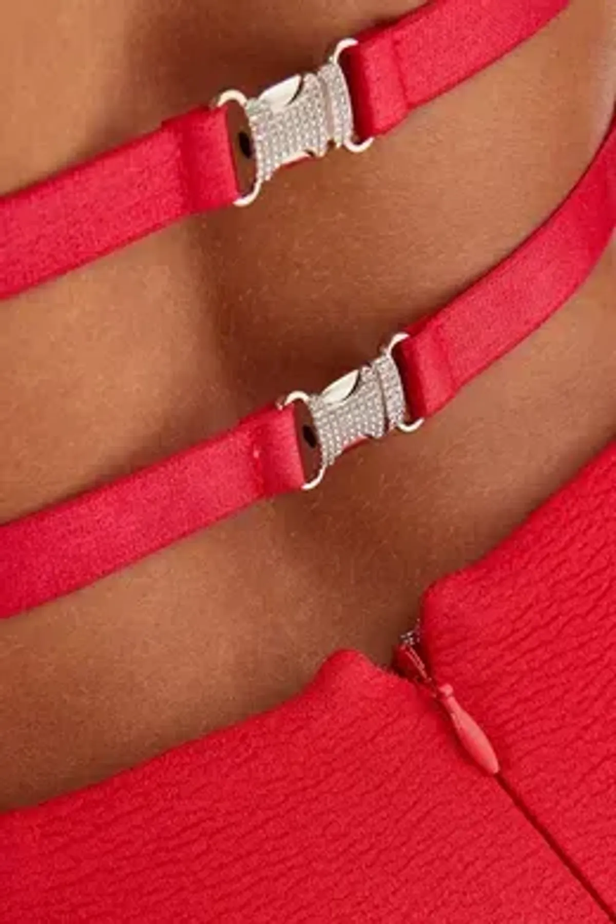 Red Claudia Elle Zeitoune maxi dress Size 6 - Image 3